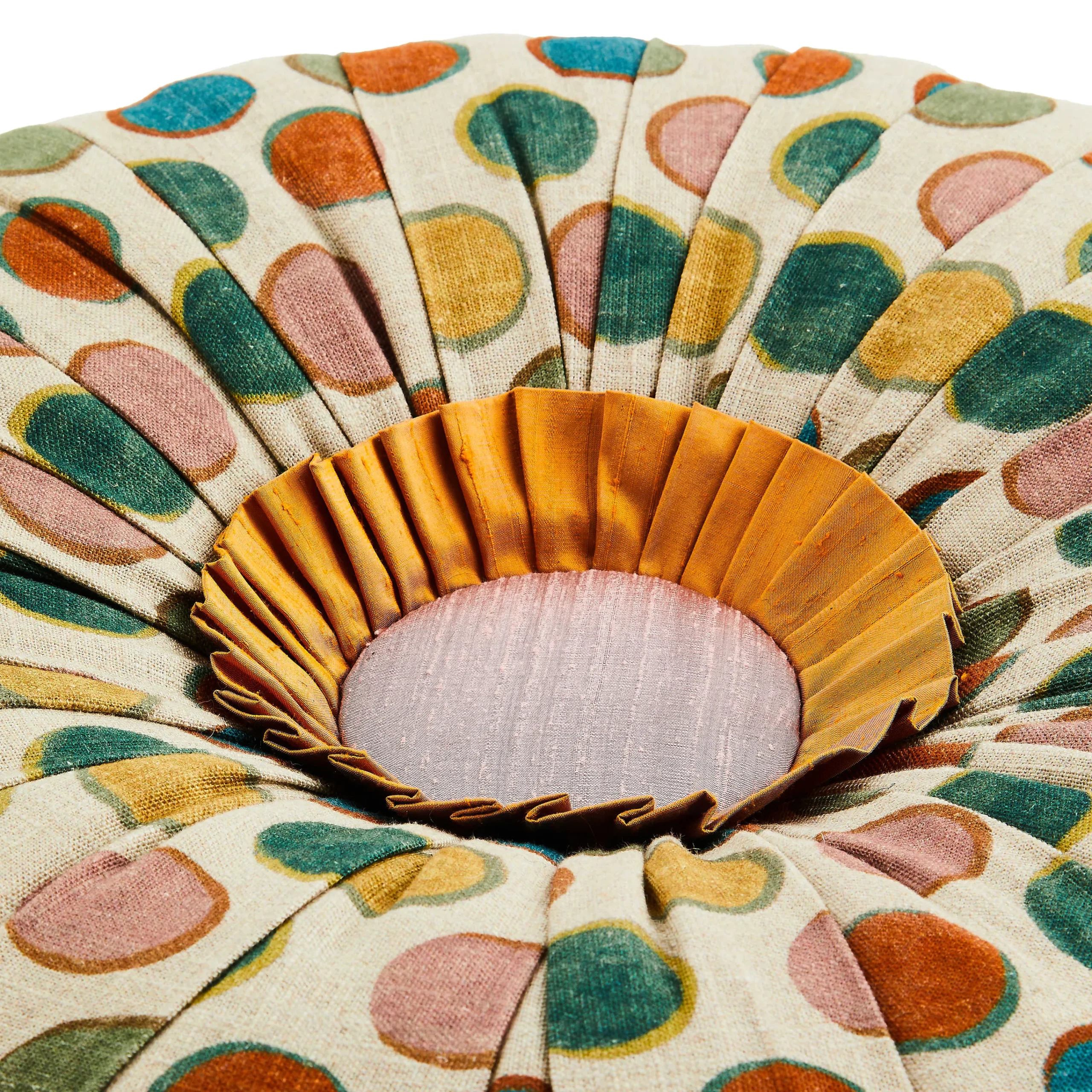 MacKenzie-Childs Living Room<Croquet Dots Ottoman