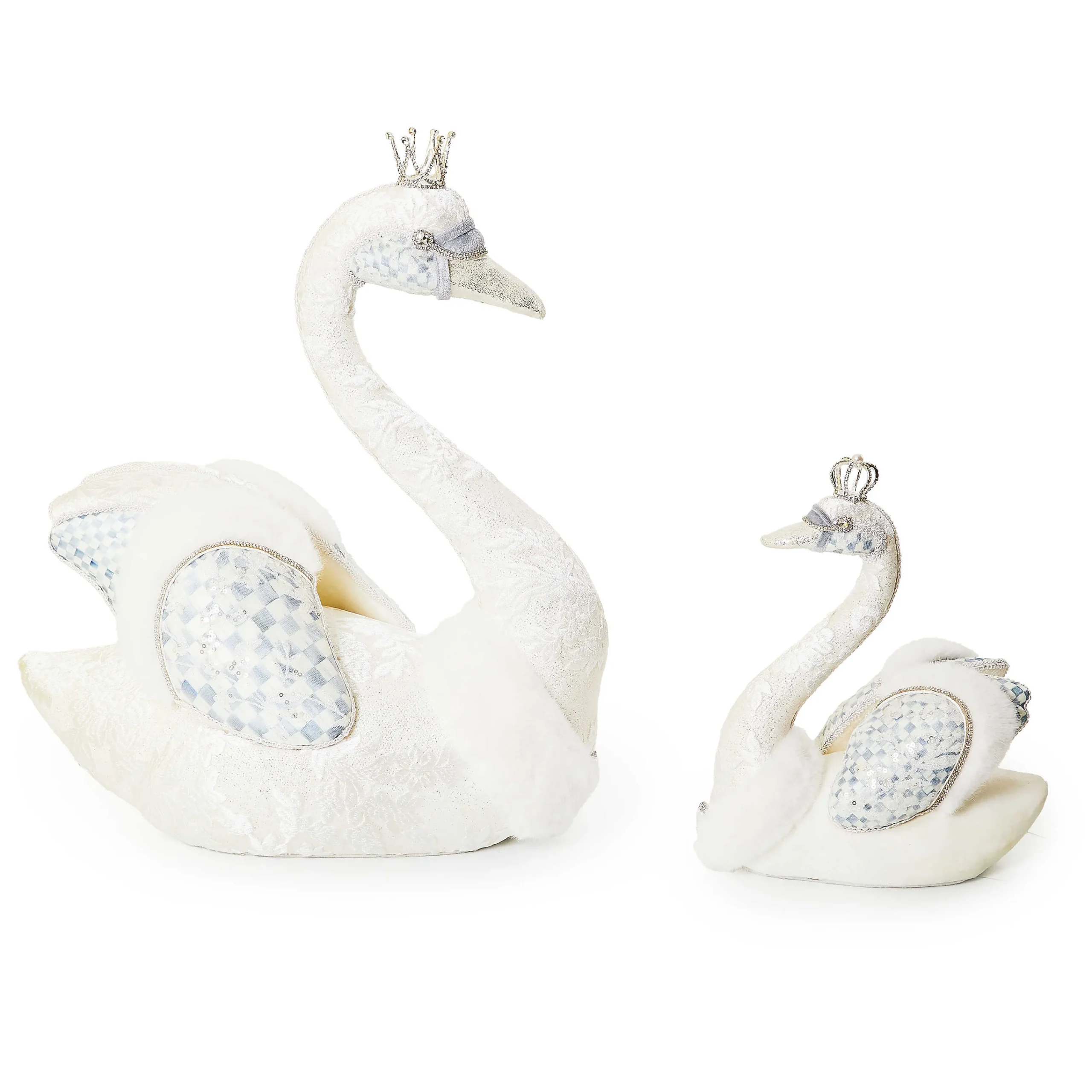MacKenzie-Childs Room Accents<Crystal Palace Embellished Fabric Swan