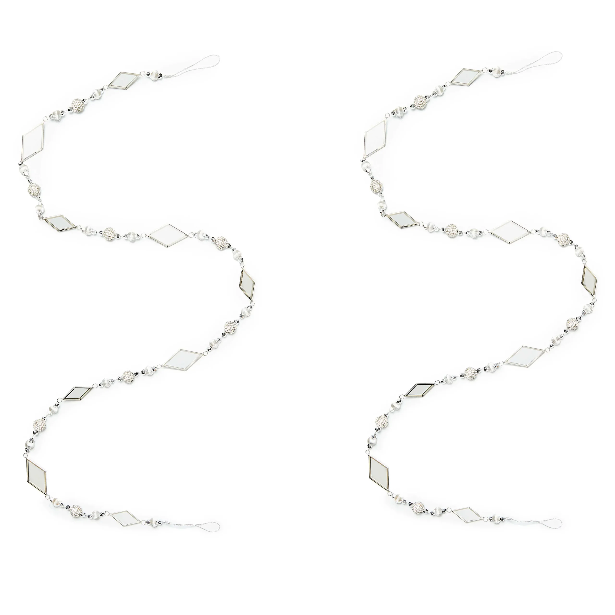 MacKenzie-Childs Holiday|Room Accents<Crystal Palace Mirrored Garland, Set of 2