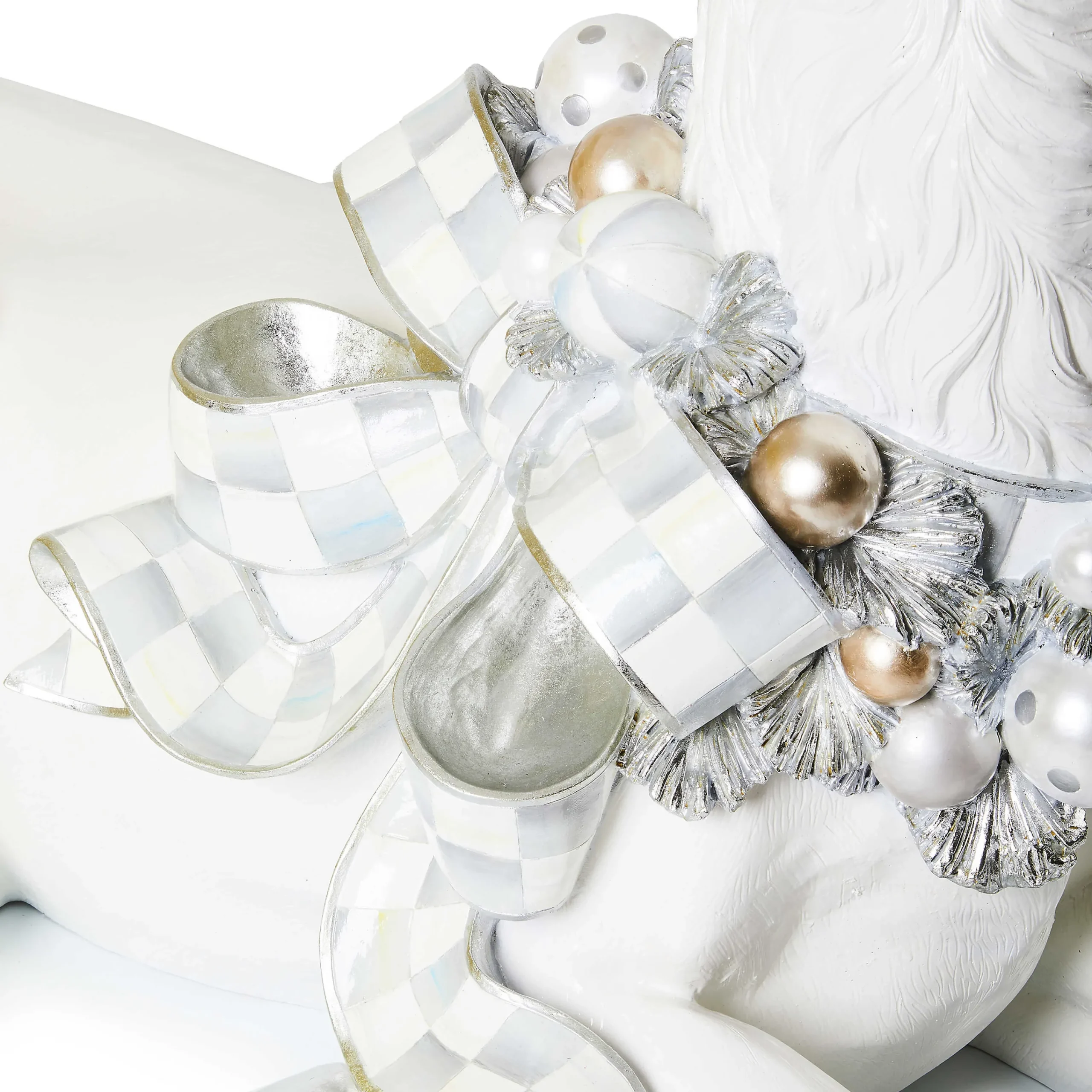 MacKenzie-Childs Outdoor<Crystal Palace Resting Trophy White Deer