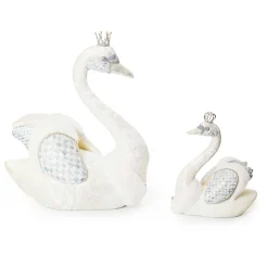 MacKenzie-Childs Room Accents<Crystal Palace Small Embellished Fabric Swan