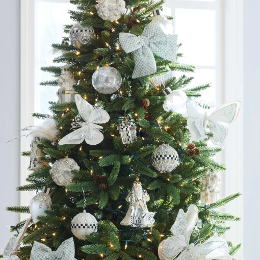 MacKenzie-Childs Holiday<Crystal Palace Stacked Gifts Glass Ornament