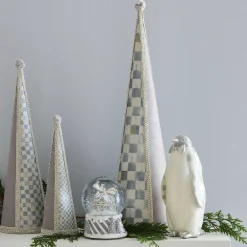 MacKenzie-Childs Holiday|Room Accents<Crystal Palace Suede Cone Trees, Set of 3