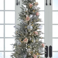 MacKenzie-Childs Holiday<Crystal Palace Swan Jumbo Glass Ball Ornament