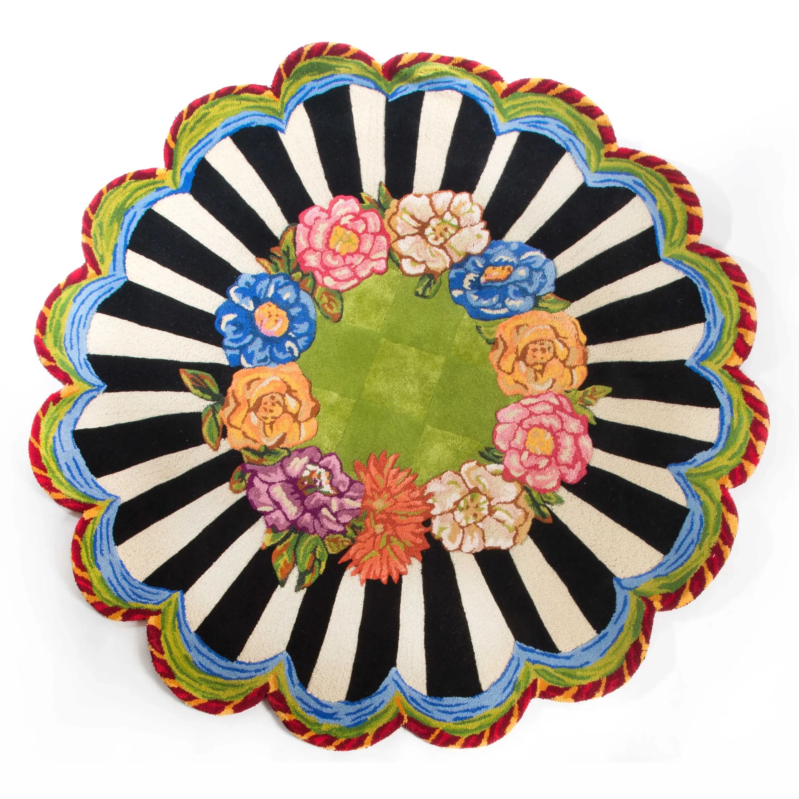MacKenzie-Childs Rugs<Cutting Garden 6' Round Rug