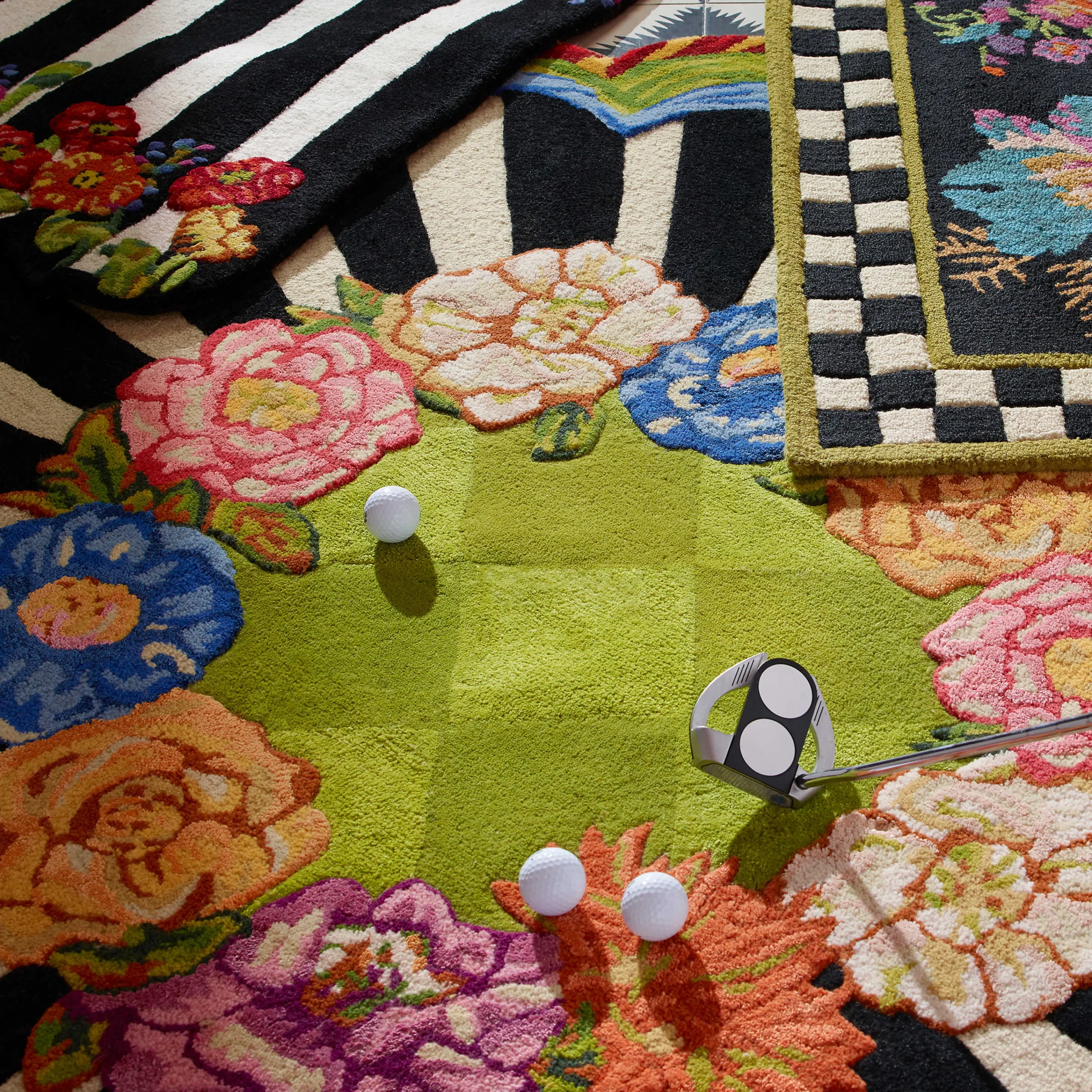 MacKenzie-Childs Rugs<Cutting Garden 6' Round Rug