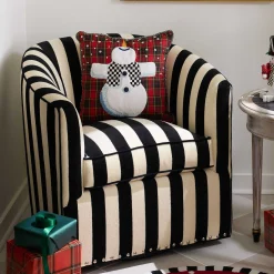 MacKenzie-Childs Pillows, Throws, & Cushions<Dancing Snowman Throw Pillow