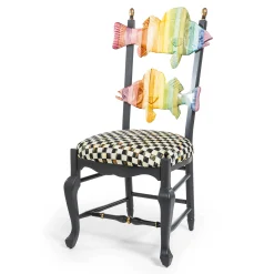 MacKenzie-Childs Dining Room & Kitchen<Dark Rainbow Fish Chair