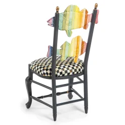 MacKenzie-Childs Dining Room & Kitchen<Dark Rainbow Fish Chair