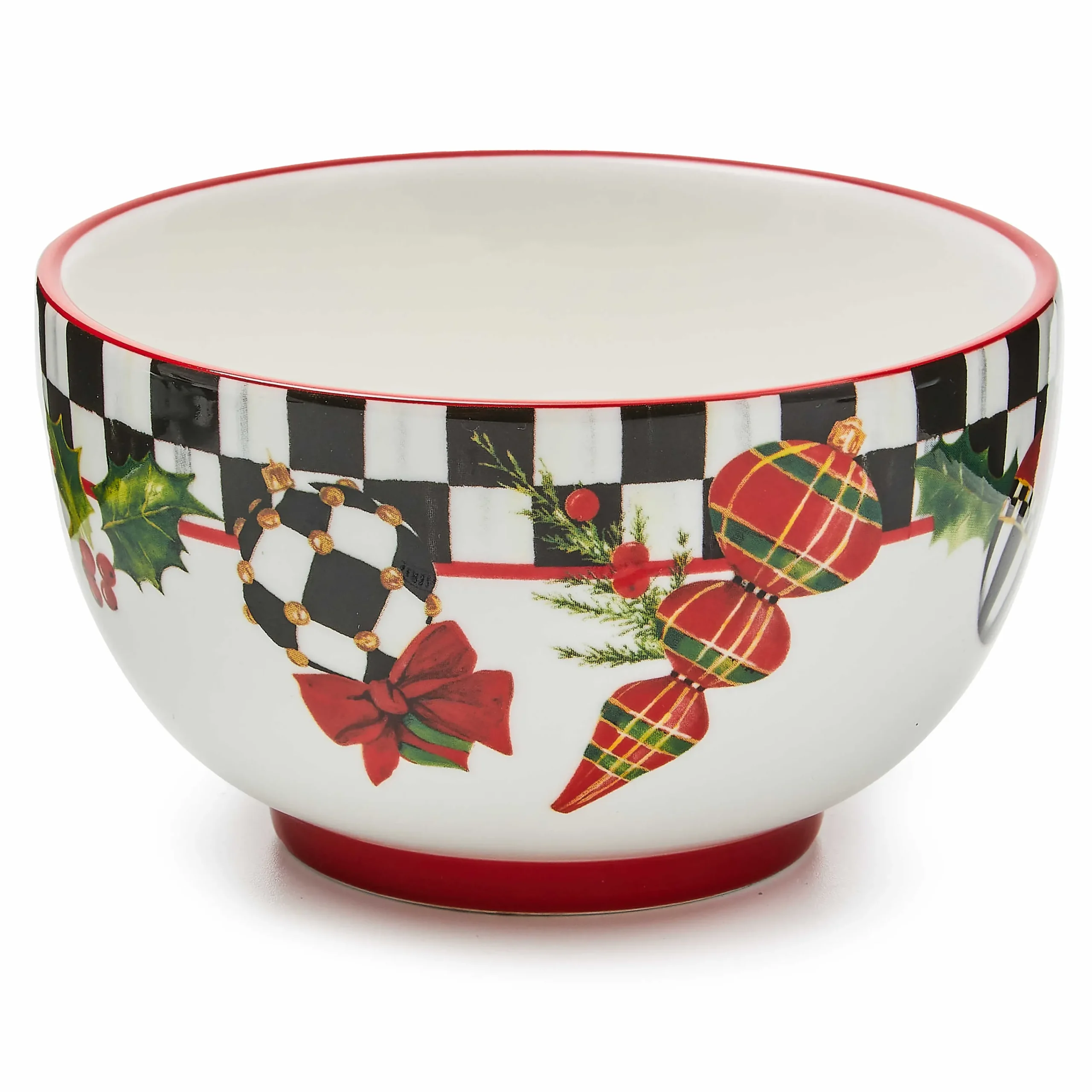 MacKenzie-Childs Kitchen & Dining Sets|Dinnerware & Flatware<Deck the Halls Breakfast Bowls, Set of 4