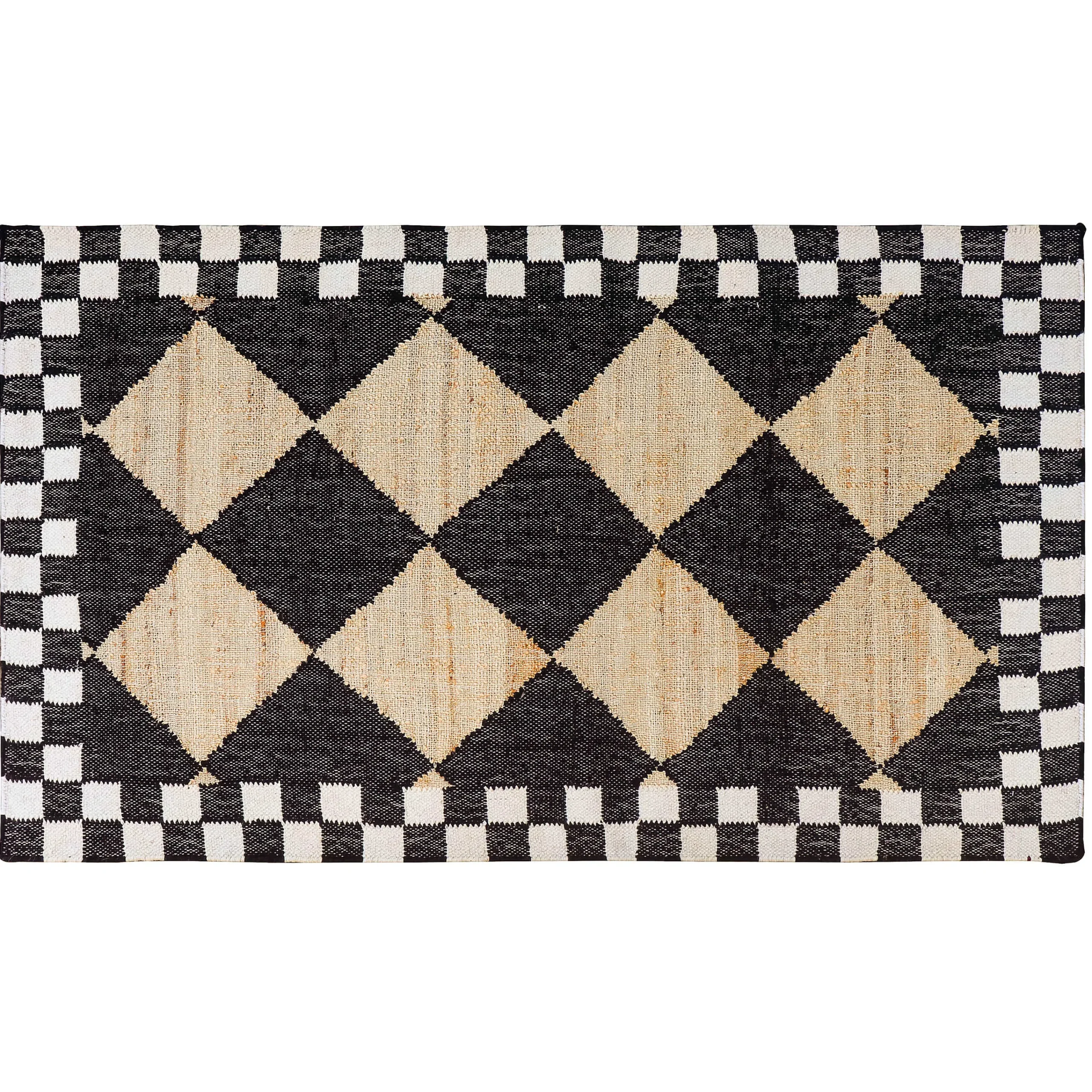 MacKenzie-Childs Rugs<Diamond Jute 3' x 5' Rug