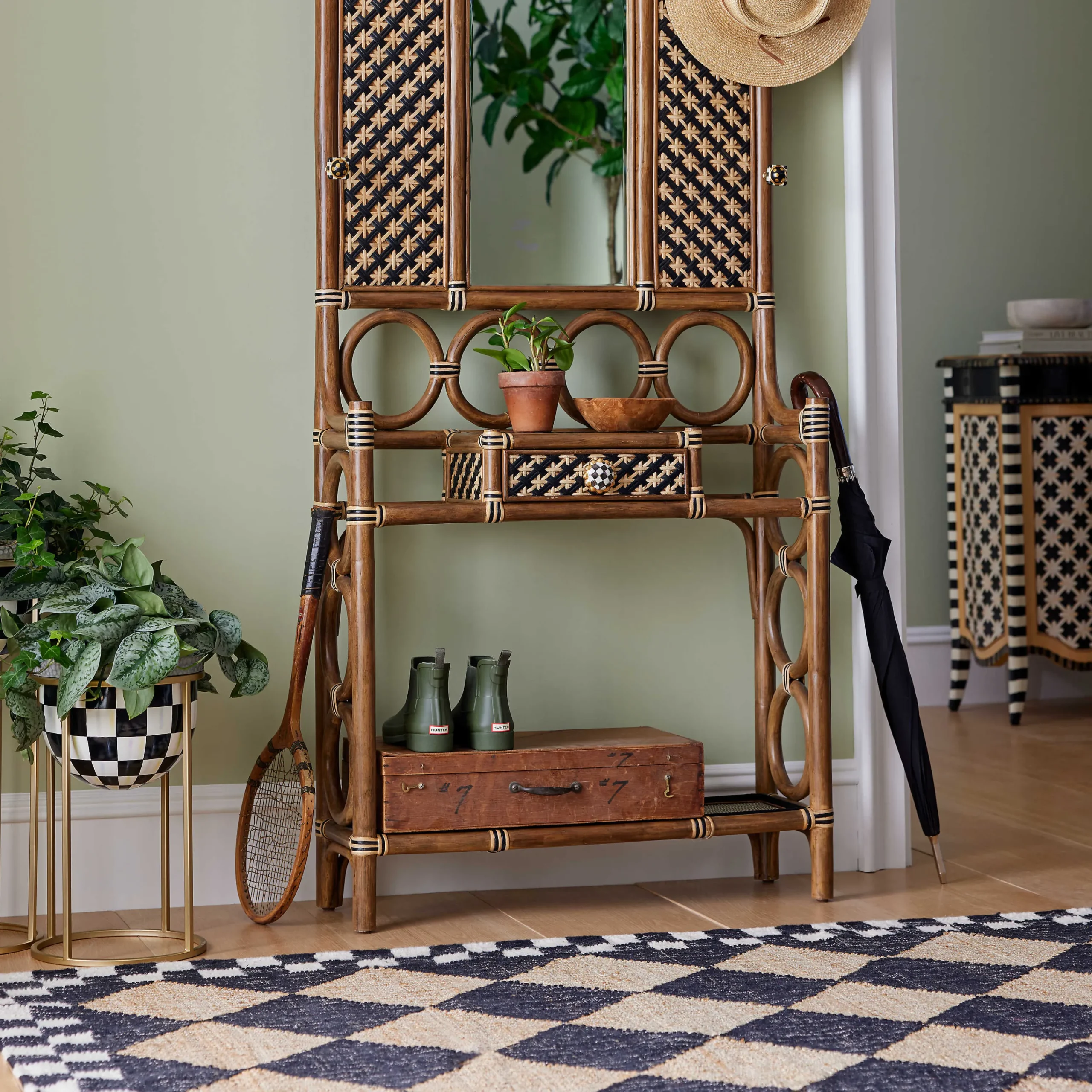 MacKenzie-Childs Rugs<Diamond Jute 8' x 10' Rug