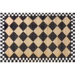 MacKenzie-Childs Rugs<Diamond Jute 5' x 8' Rug