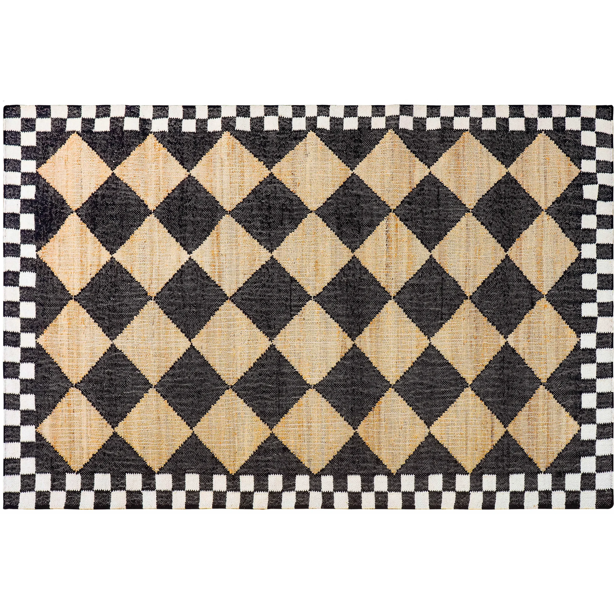 MacKenzie-Childs Rugs<Diamond Jute 5' x 8' Rug