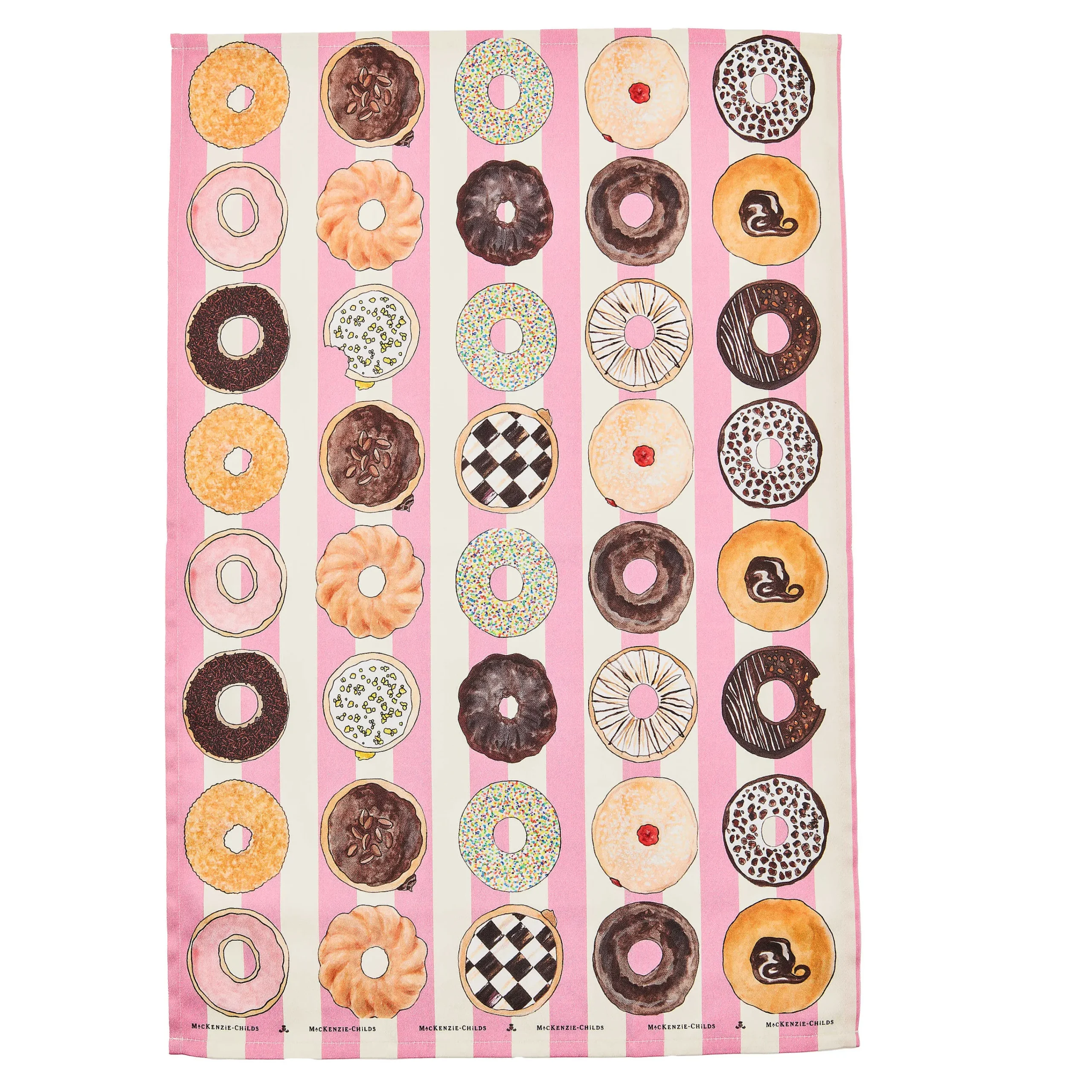 MacKenzie-Childs Kitchen & Table Linens<Donut Dish Towel