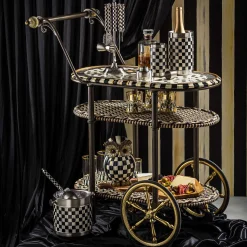 MacKenzie-Childs Living Room|Bar Entertaining<Dotography Bar Cart