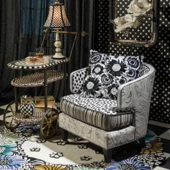 MacKenzie-Childs Living Room|Bar Entertaining<Dotography Bar Cart