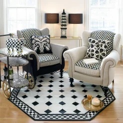 MacKenzie-Childs Living Room|Bar Entertaining<Dotography Bar Cart