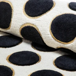 MacKenzie-Childs Rugs<Dots A Lots Rug - Black - 3' x 5'