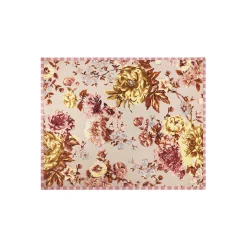 MacKenzie-Childs Rugs<Dusty Rose Floral 8' x 10' Rug