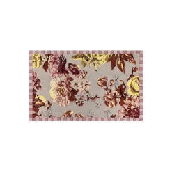 MacKenzie-Childs Rugs<Dusty Rose Floral 3' x 5' Rug