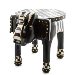 MacKenzie-Childs Living Room<Elephant Accent Table