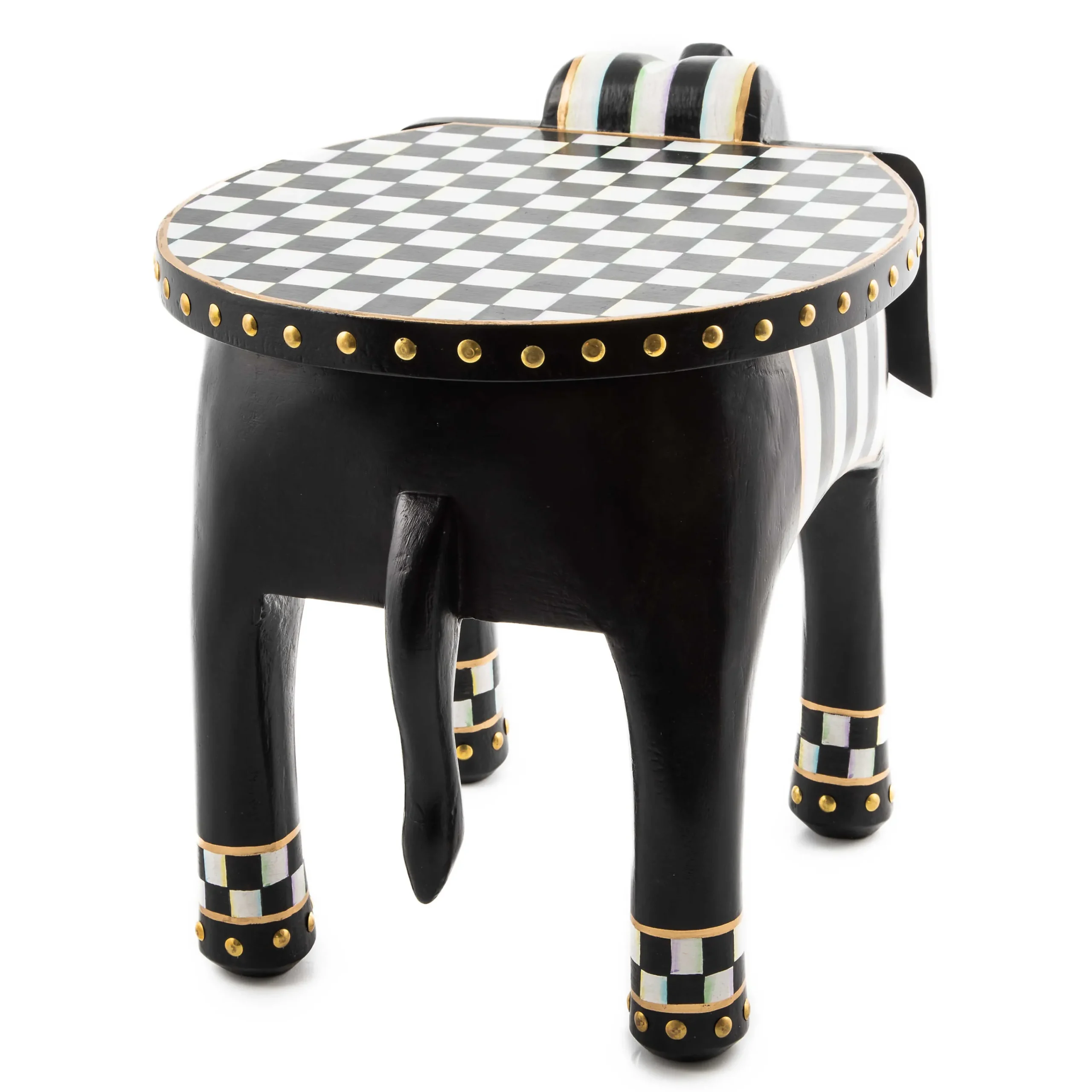 MacKenzie-Childs Living Room<Elephant Accent Table