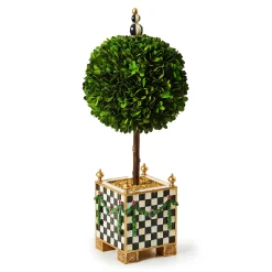MacKenzie-Childs Greenery & Florals|Room Accents<Emerald Luxe Boxwood Topiary