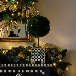 MacKenzie-Childs Greenery & Florals|Room Accents<Emerald Luxe Boxwood Topiary