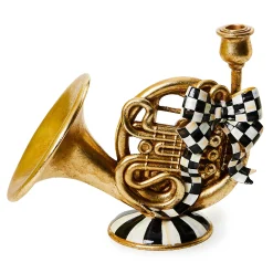 MacKenzie-Childs Holiday|Candles & Fragrances<Emerald Luxe French Horn Candle Holder