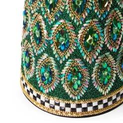 MacKenzie-Childs Room Accents<Emerald Luxe Large Beaded Cone Tree