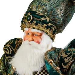 MacKenzie-Childs Holiday|Room Accents<Emerald Luxe Santa