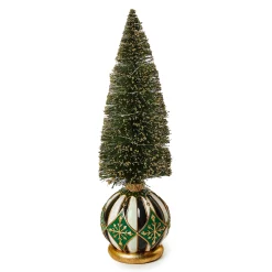 MacKenzie-Childs Room Accents<Emerald Luxe Small Illuminated Bottle Brush Tree
