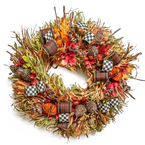 MacKenzie-Childs The Fall Shop|Greenery & Florals<Fall On The Farm Wreath