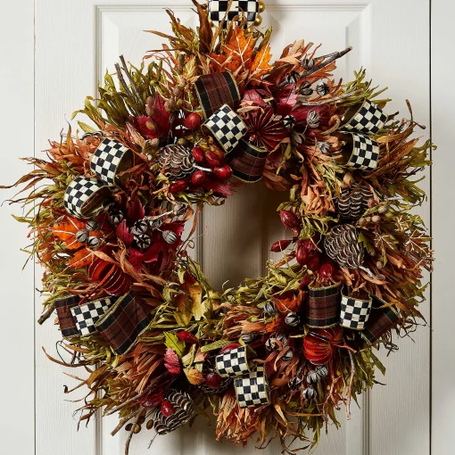 MacKenzie-Childs The Fall Shop|Greenery & Florals<Fall On The Farm Wreath