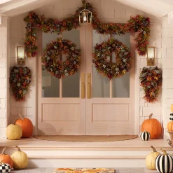 MacKenzie-Childs The Fall Shop|Greenery & Florals<Fall On The Farm Wreath