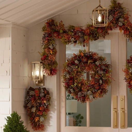 MacKenzie-Childs The Fall Shop|Greenery & Florals<Fall On The Farm Wreath