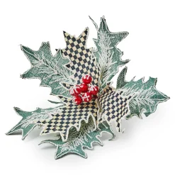 MacKenzie-Childs Finishing Touches<Farmhouse Holiday Holly Clip