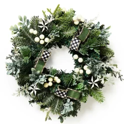 MacKenzie-Childs Outdoor|Greenery & Florals<Farmhouse Holiday Mini 14 Wreath