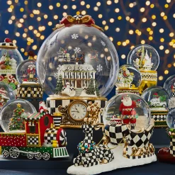 MacKenzie-Childs Holiday|Room Accents<Farmhouse Snowman Snow Globe