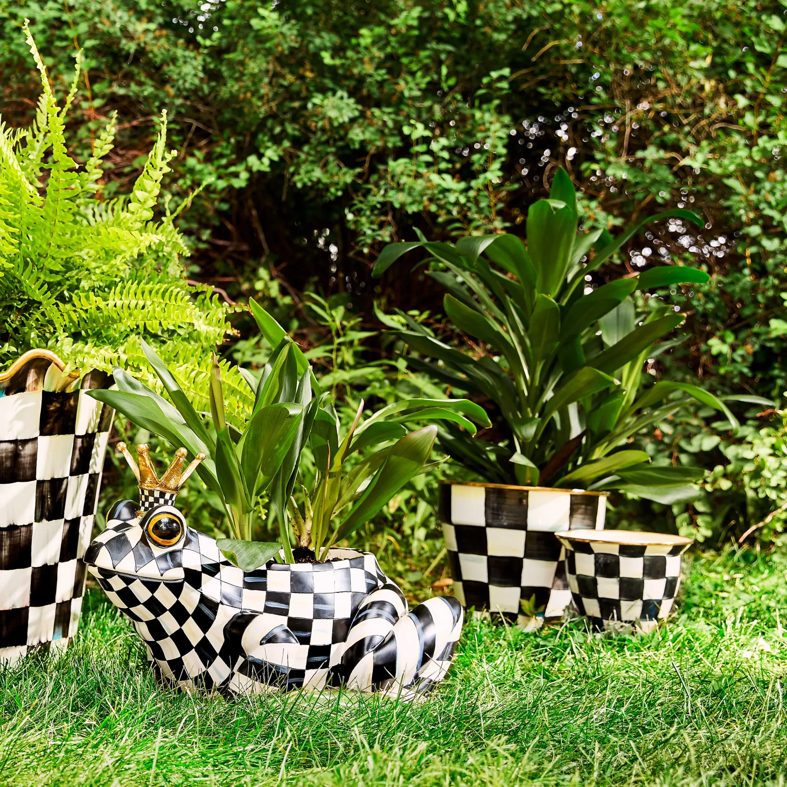 MacKenzie-Childs Outdoor<Fergal the Frog Planter