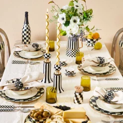 MacKenzie-Childs Candles & Fragrances|Table Accessories<Fishnet Gold Dinner Candles, Set of 2