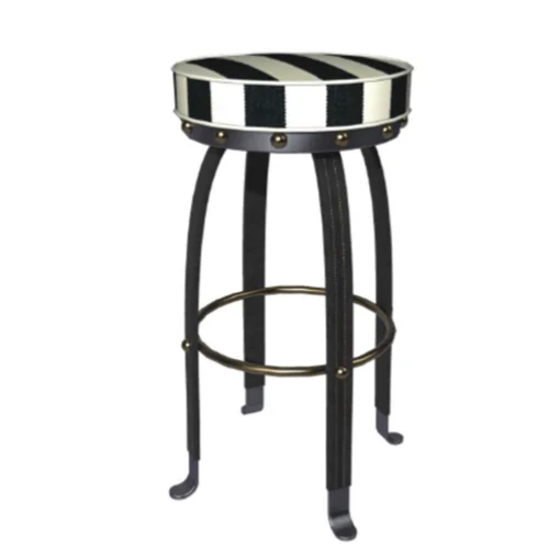 MacKenzie-Childs Dining Room & Kitchen<Flatiron Black Stripe Counter Stool