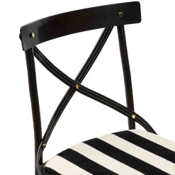 MacKenzie-Childs Dining Room & Kitchen<Flatiron Black Stripe Dining Chair