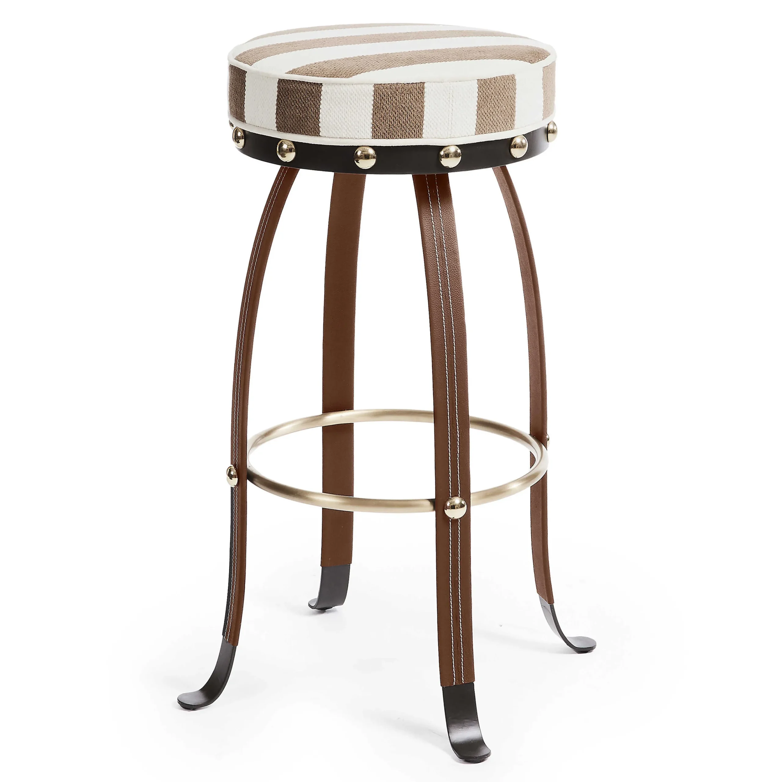 MacKenzie-Childs Dining Room & Kitchen<Flatiron Brown Stripe Counter Stool