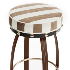 MacKenzie-Childs Dining Room & Kitchen<Flatiron Brown Stripe Counter Stool