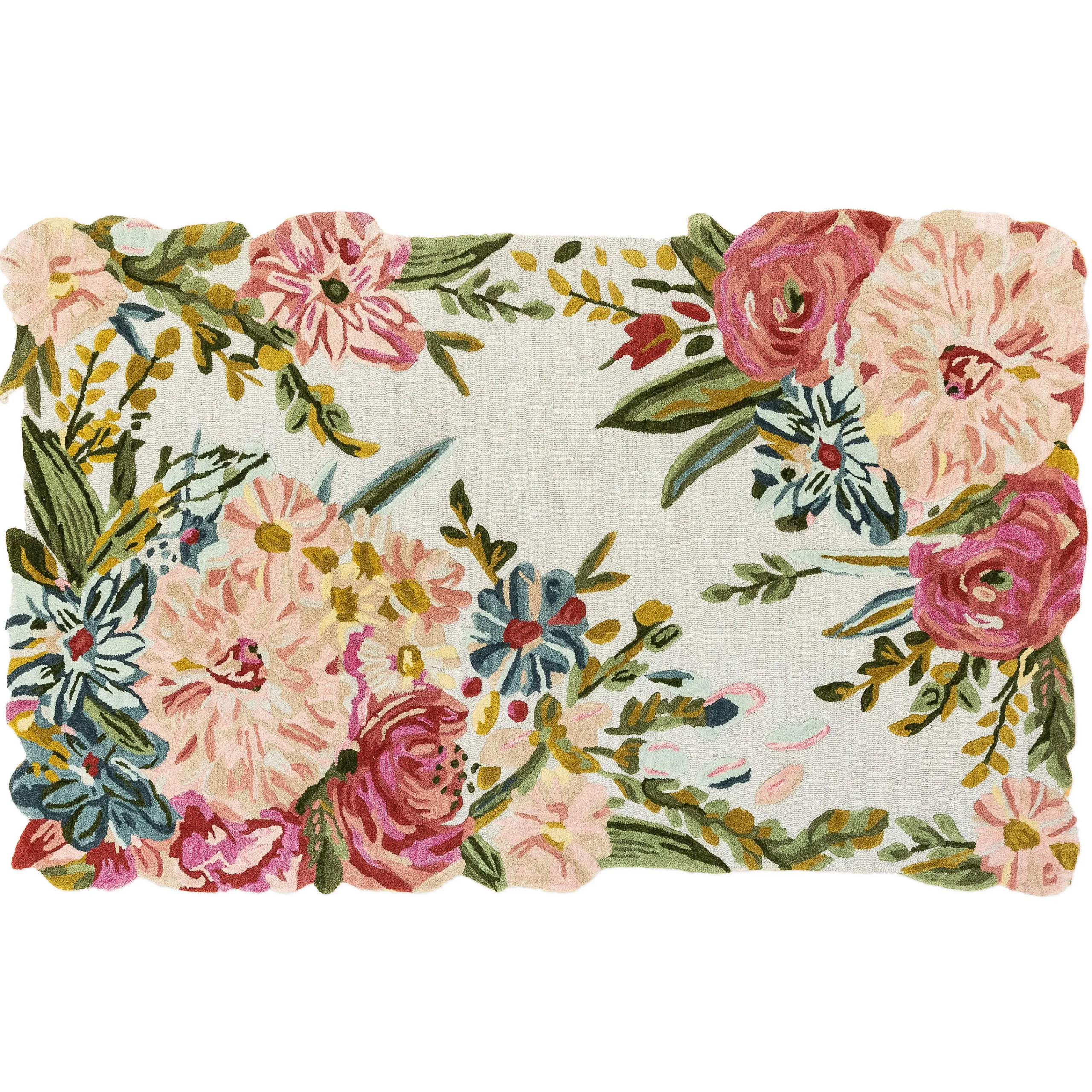 MacKenzie-Childs Rugs<Flower Garden 5' x 8' Rug