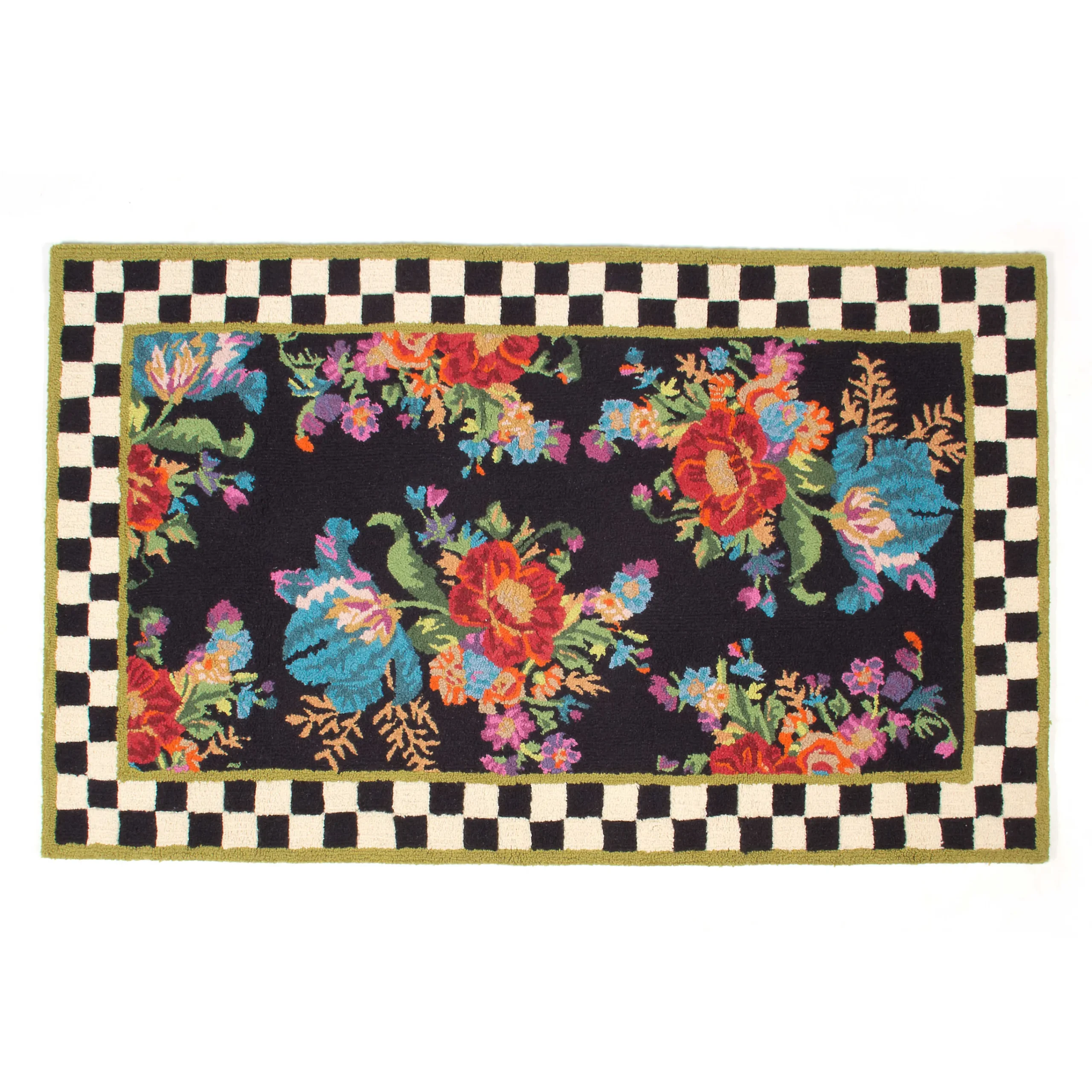 MacKenzie-Childs Rugs<Flower Market 3' x 5' Rug