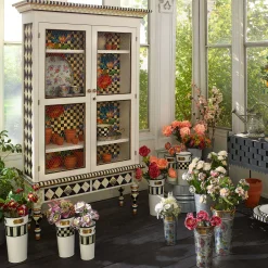 MacKenzie-Childs Storage Furniture|Living Room<Flower Market Cabinet