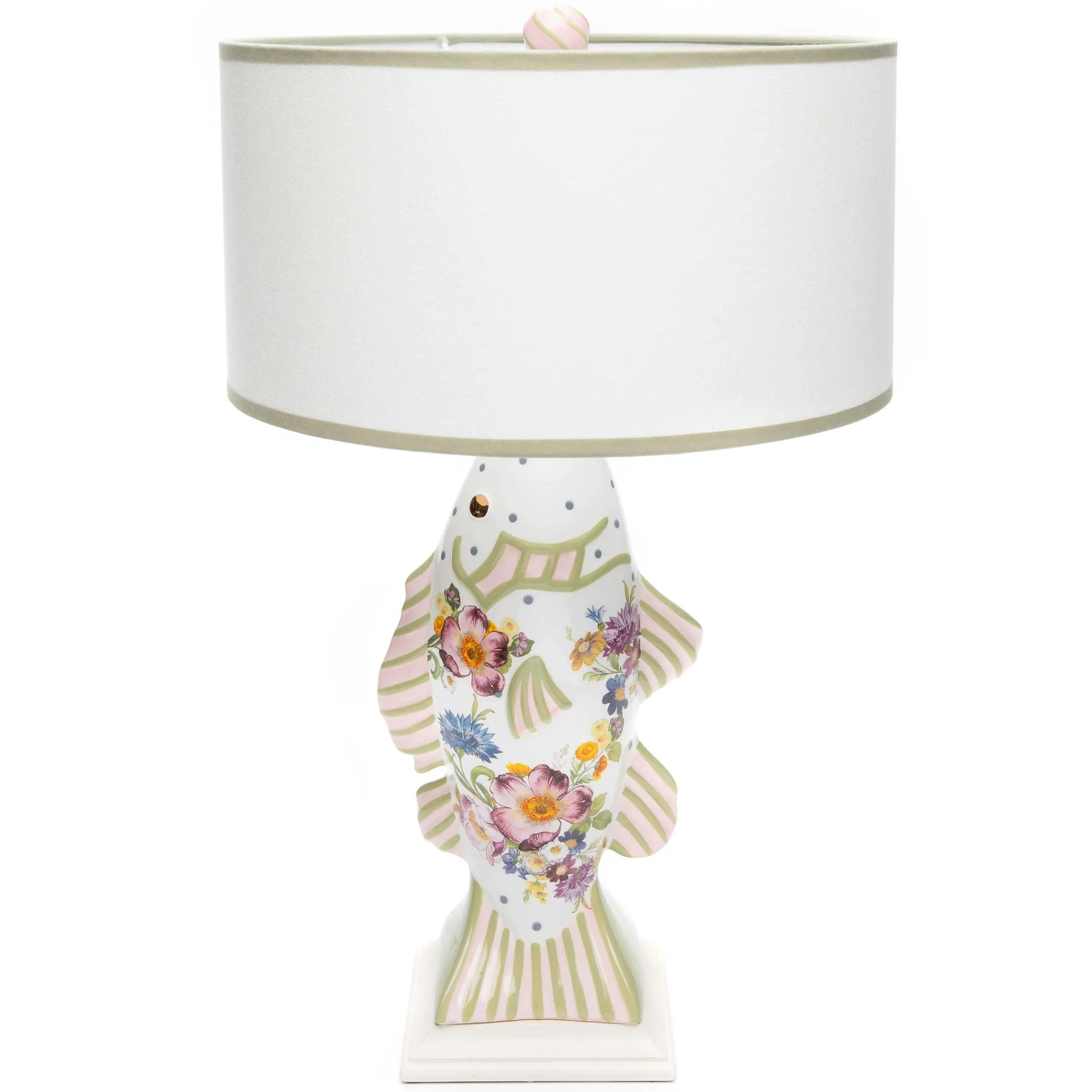 MacKenzie-Childs Lighting<Flower Market Fish Table Lamp